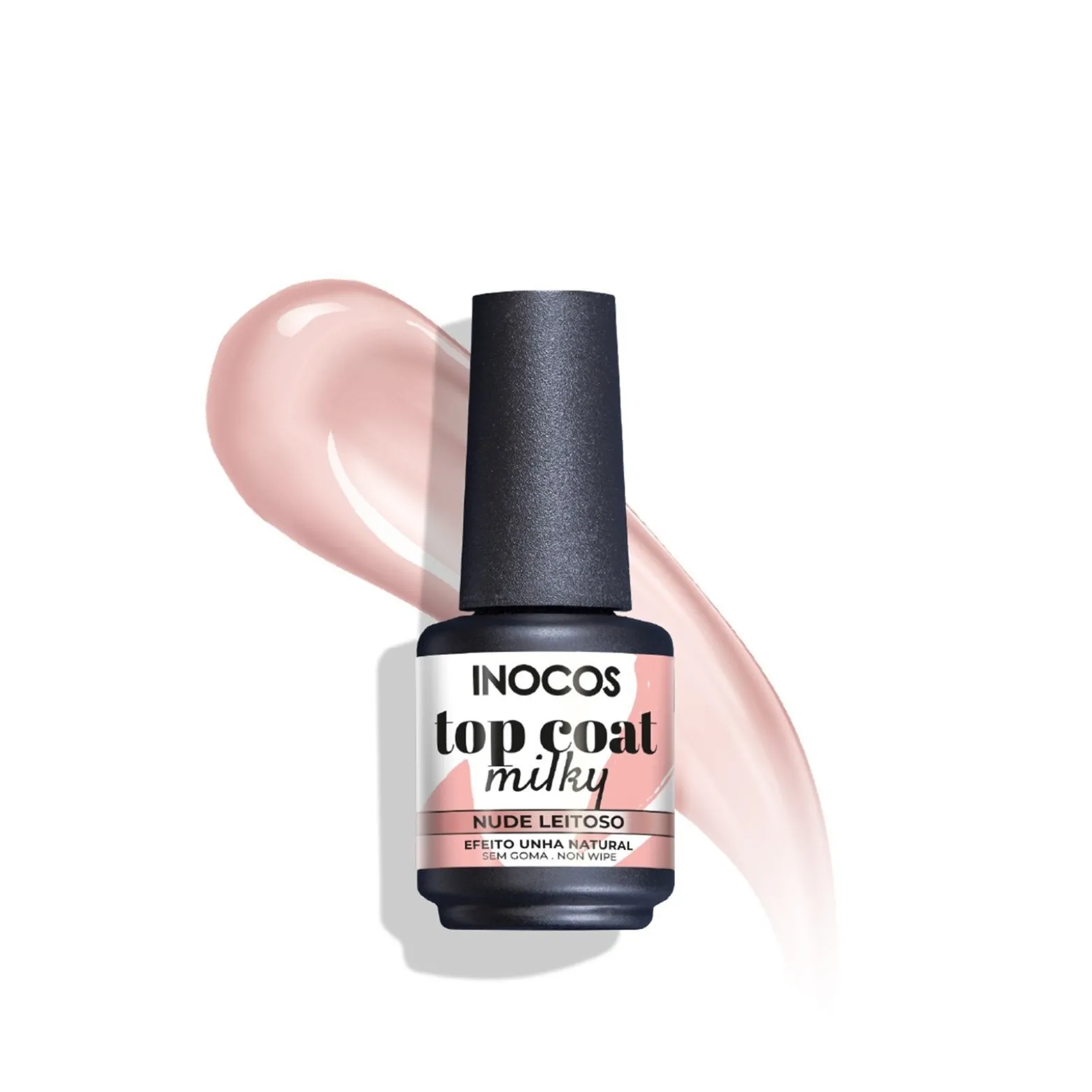 INOCOS Top Coat Milky Nude 15ml (0.50floz)