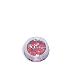 INOCOS Xi-Heart Glitter Red 1g (0.03oz)
