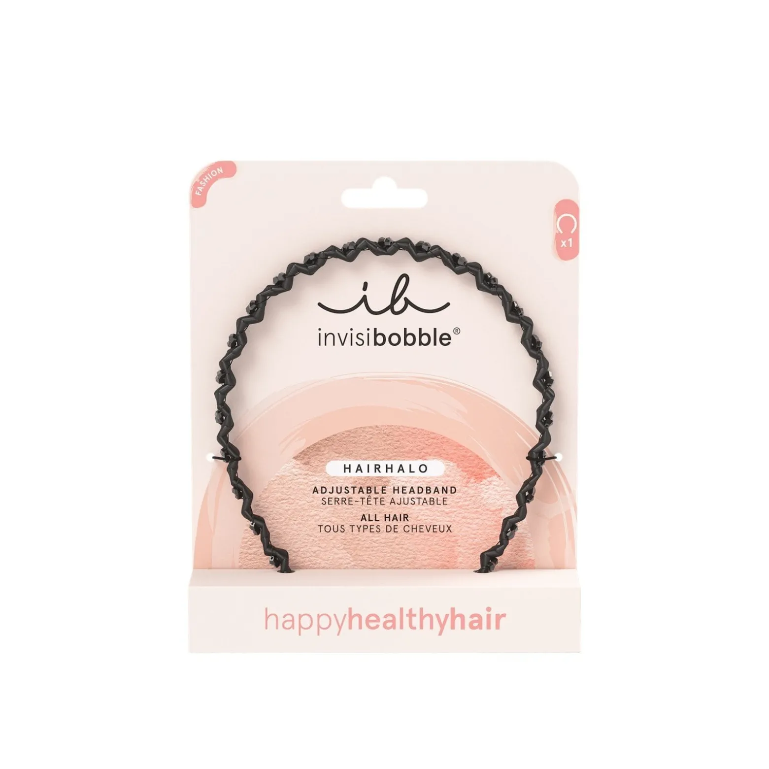 invisibobble Hairhalo Black Sparkle