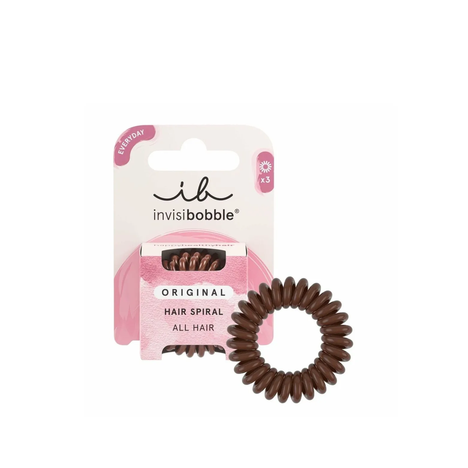 invisibobble Original Pretzel Brown x3