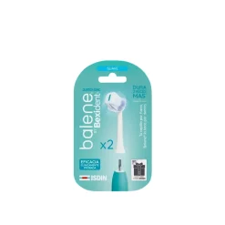 ISDIN Balene by Bexident Duotech Sonic Replacement Head Electric Soft Toothbrush x2