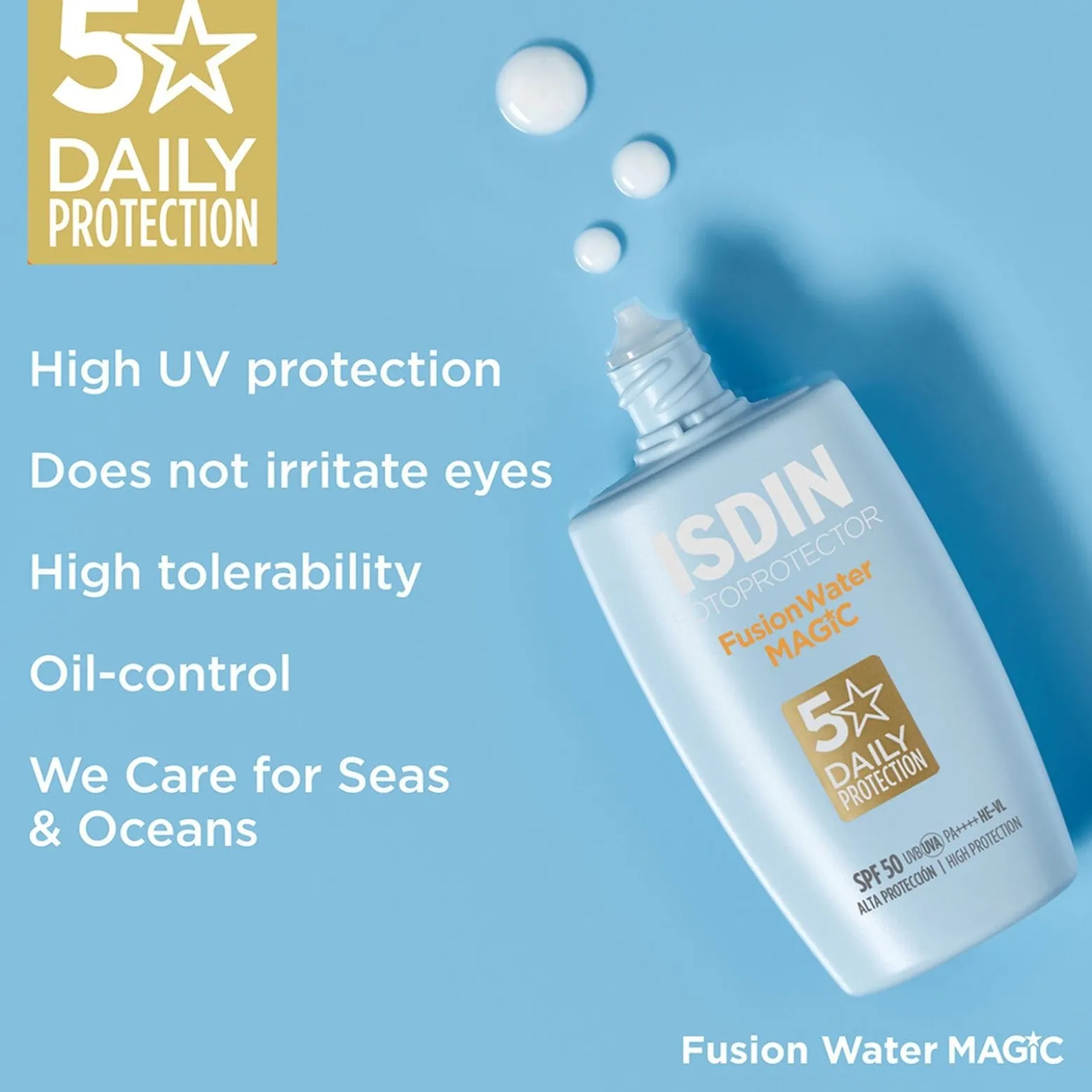 ISDIN Fotoprotector Fusion Water Magic SPF50 Sunscreen 50ml (1.69floz)