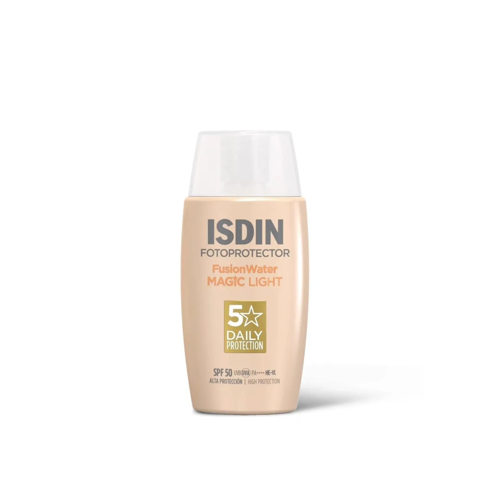 ISDIN Fotoprotector Fusion Water Magic Sunscreen SPF50 Color Light 50ml (1.69floz)