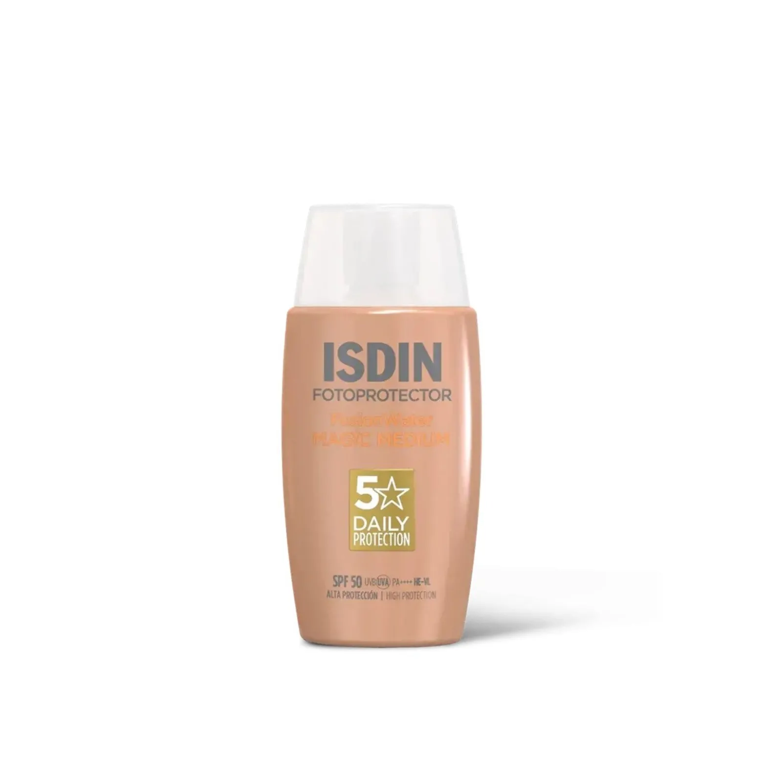 ISDIN Fotoprotector Fusion Water Magic Sunscreen SPF50 Color Medium 50ml (1.69floz)