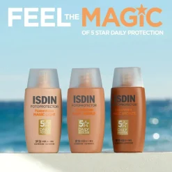 ISDIN Fotoprotector Fusion Water Magic Sunscreen SPF50 Color Medium 50ml (1.69floz)