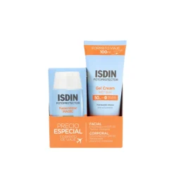 ISDIN Fotoprotector Fusion Water Magic SPF50 50ml + Gel Cream Wet Skin 100ml (1.69floz + 3.38floz)