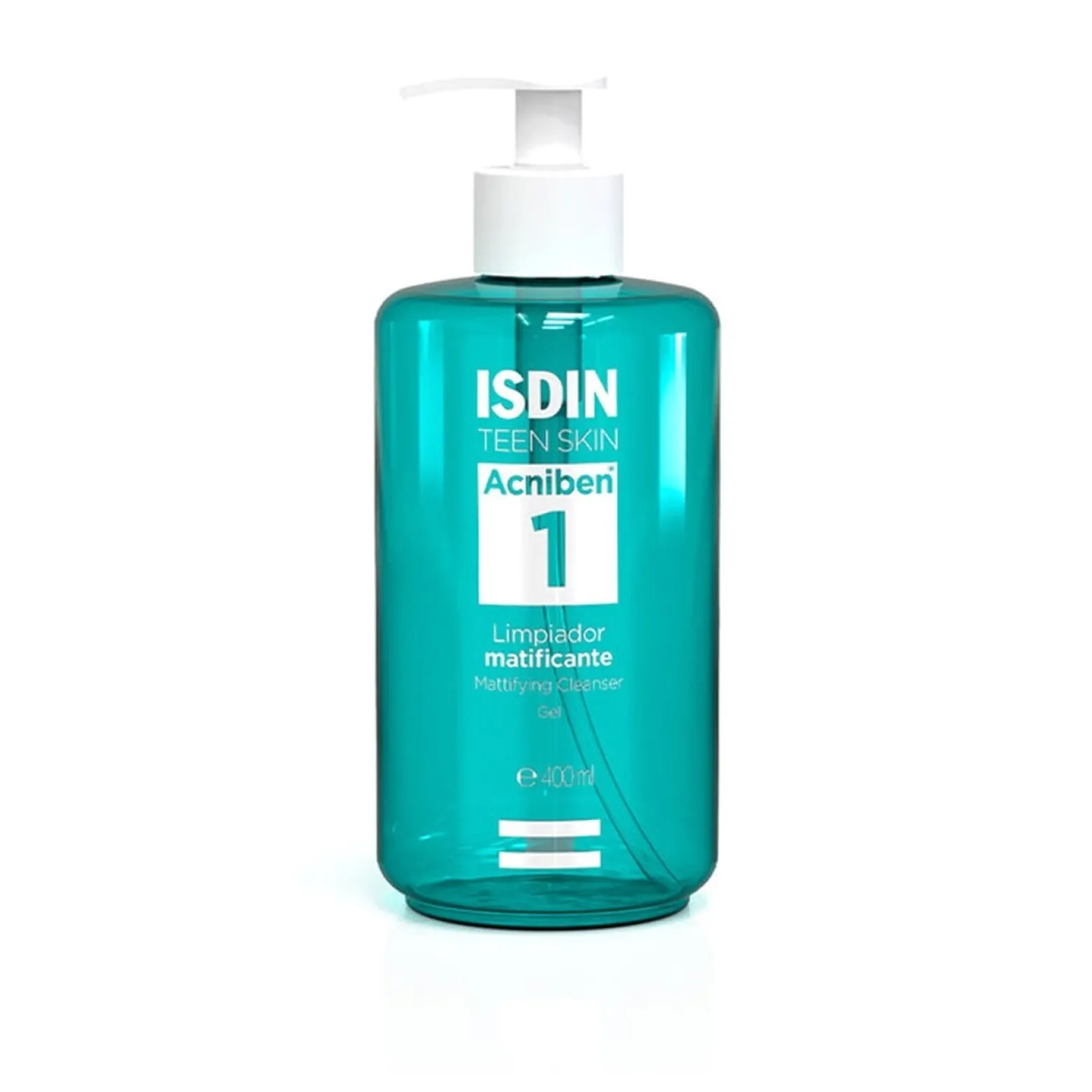 ISDIN Teen Skin Acniben 1 Mattifying Cleanser Gel 400ml (13.52floz)