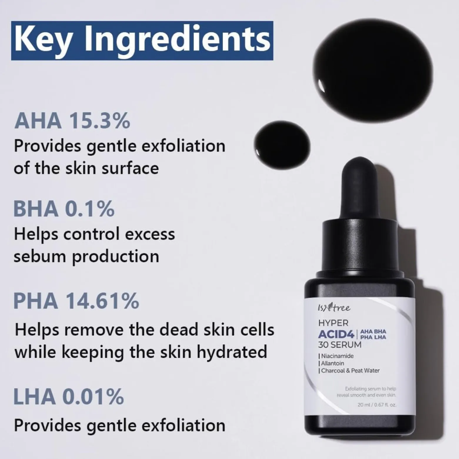 Isntree Hyper ACID4 30 Serum 20ml (0.67floz)