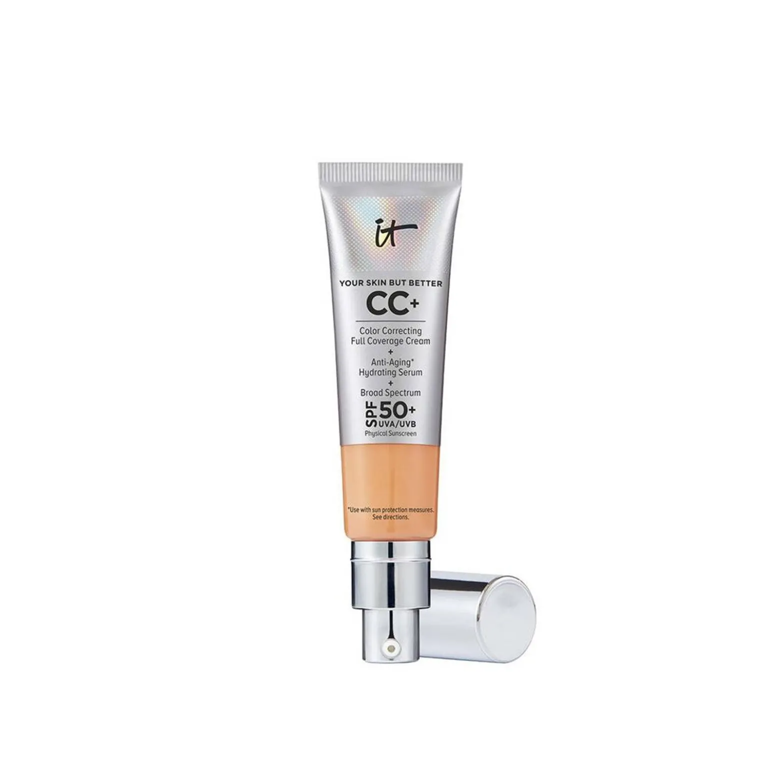IT Cosmetics CC+ Cream Full Coverage Foundation SPF50+ Neutral Tan 32ml (1.08floz)