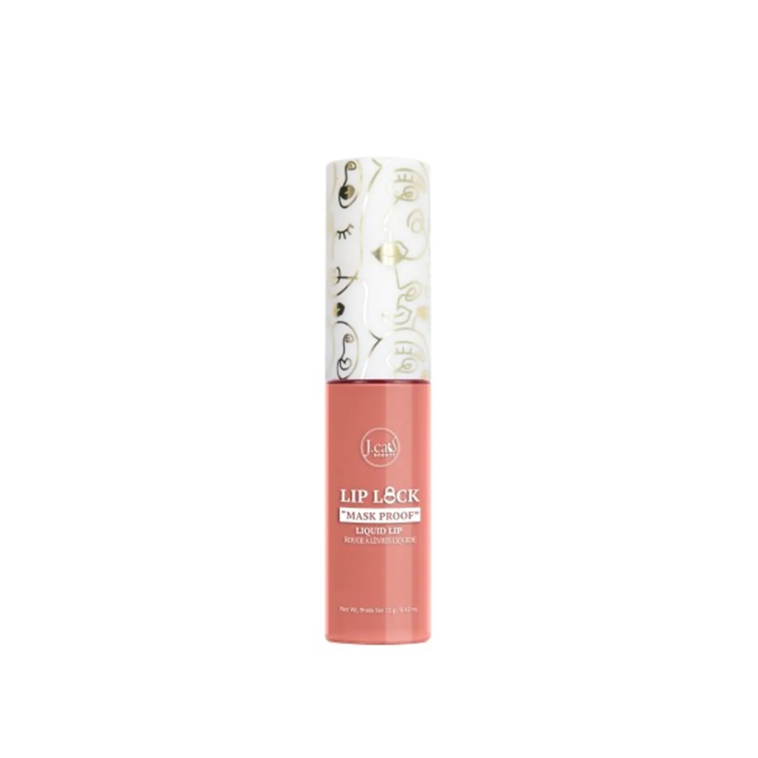 J.Cat Lip Lock Mask Proof Liquid Lipstick 102 Introvert 10g (0.35oz)
