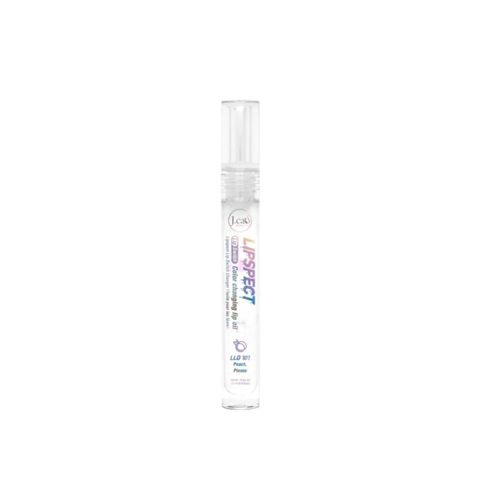 J.Cat Lipspect Lip Switch Color Changing Lip Oil 101 Peach, Please 3ml (0.1floz)