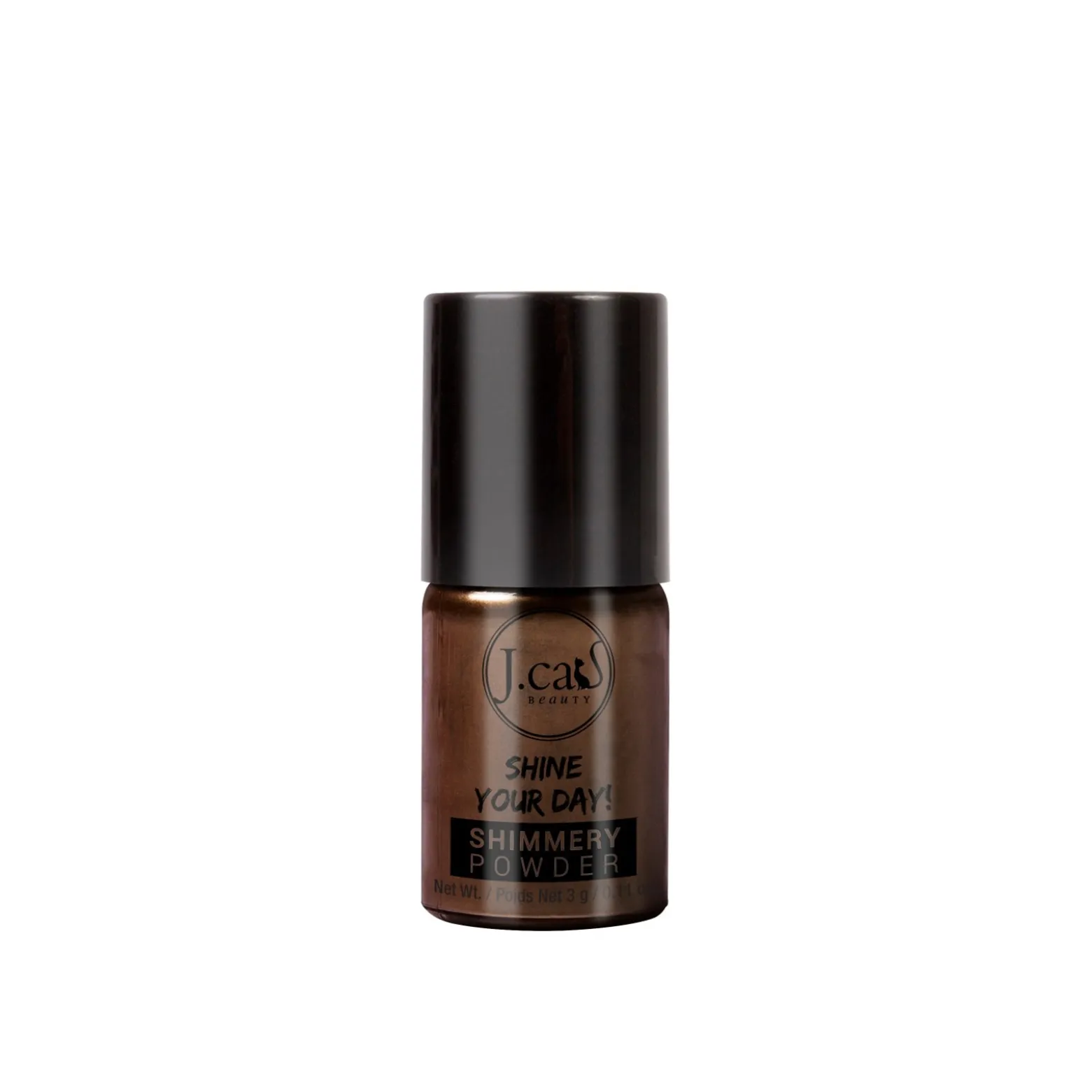 J.Cat Shine Your Day! Shimmery Powder 107 Dark Wood 3g (0.11oz)