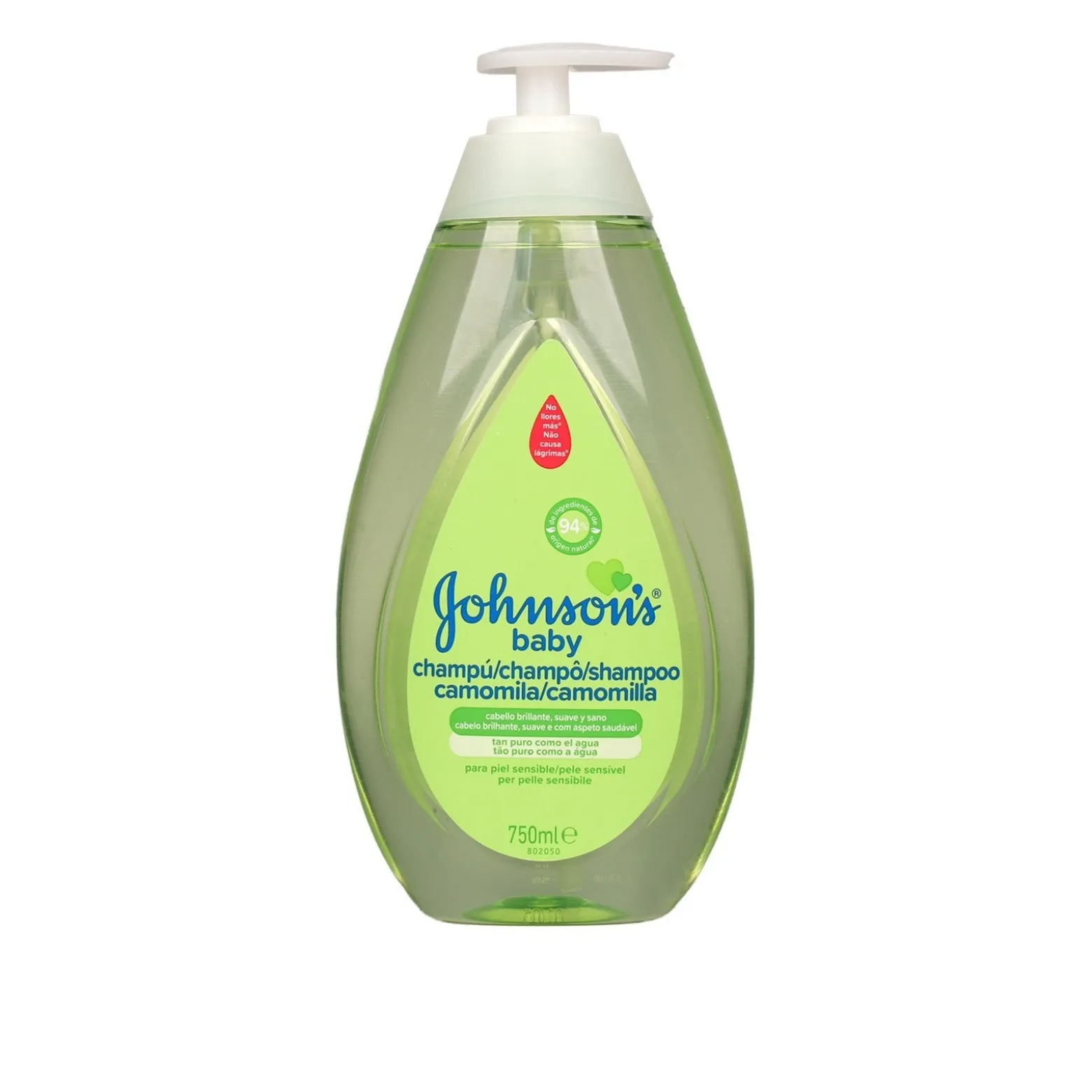 Johnson's Baby Chamomile Shampoo with Pump 750ml (25.4 fl oz)