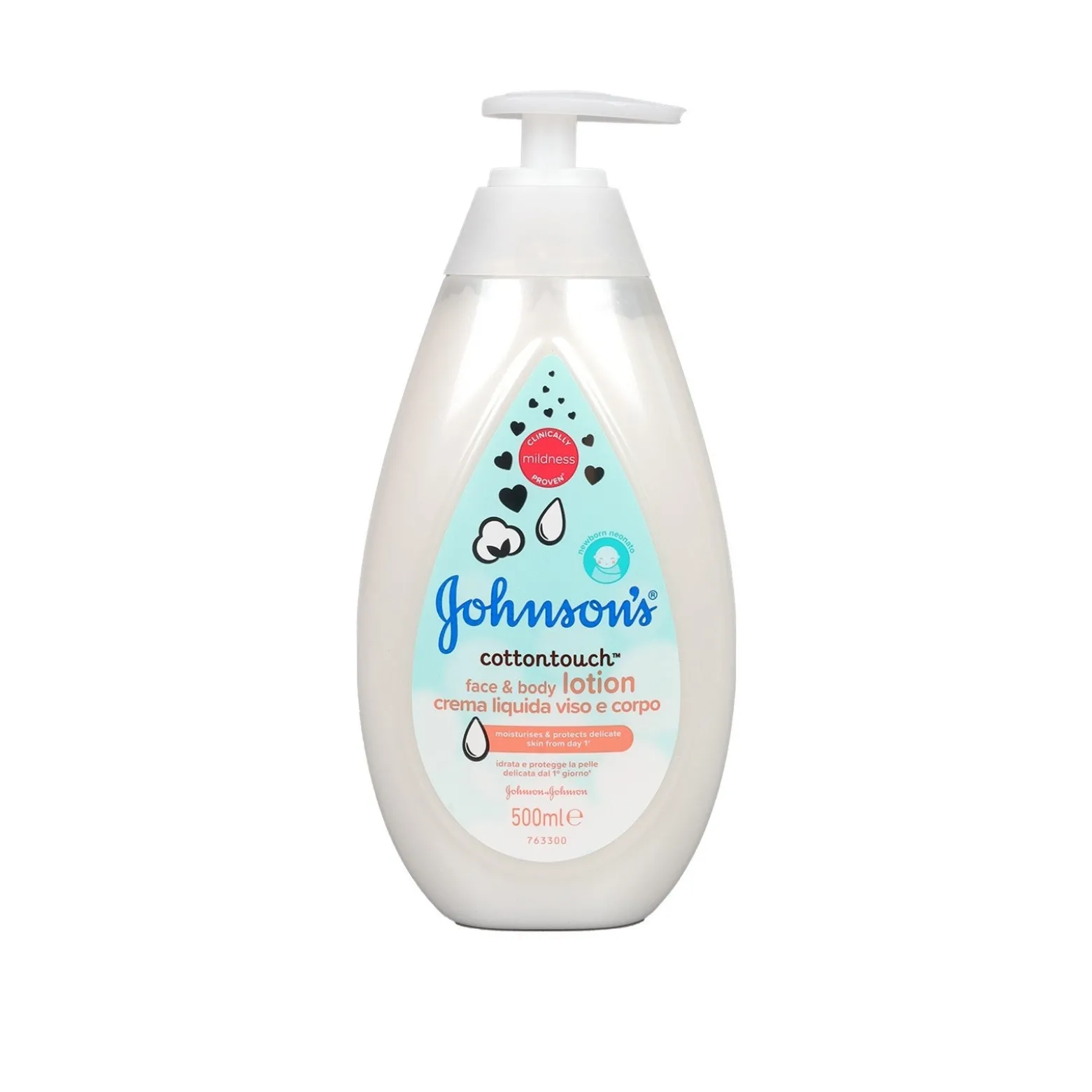 Johnson's Baby CottonTouch Face & Body Lotion 500ml (16.9 fl oz)