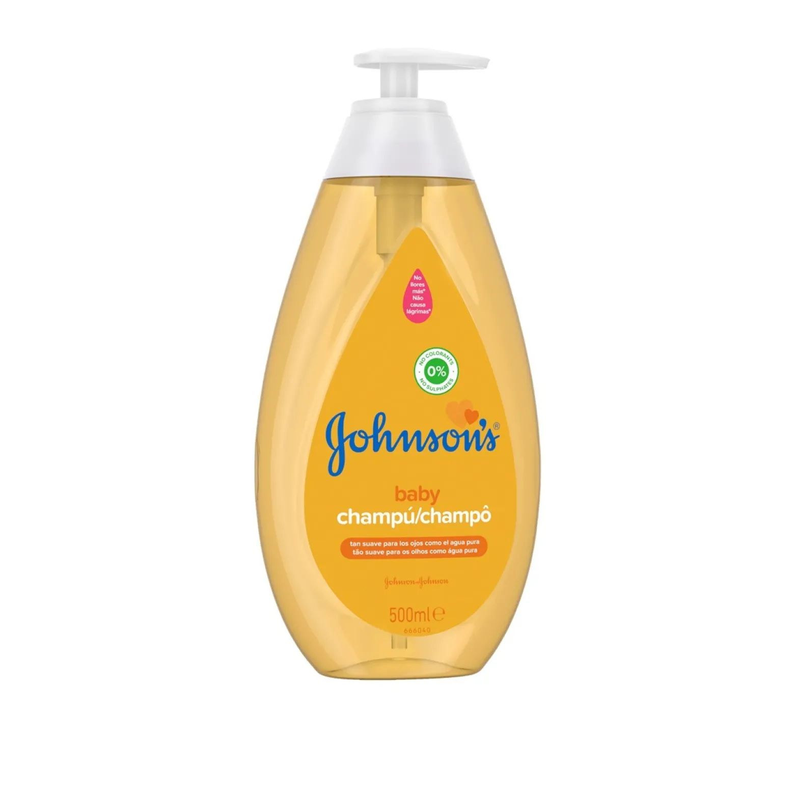 Johnson's Baby Shampoo with Pump 500ml (16.9 fl oz)