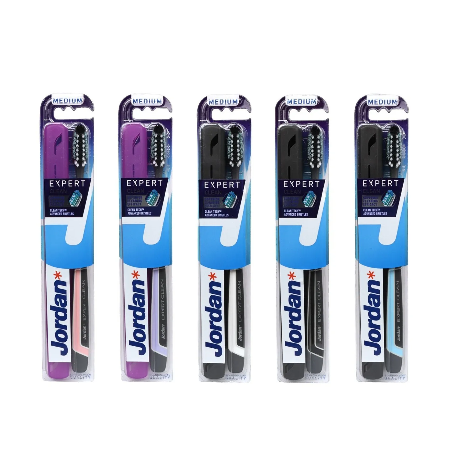 Jordan Expert Clean Medium Toothbrush x1