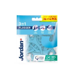 Jordan 3-In-1 Flosser x50