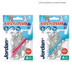 Jordan Kids Flosser + Replacement Head Refills 5+ Years x36