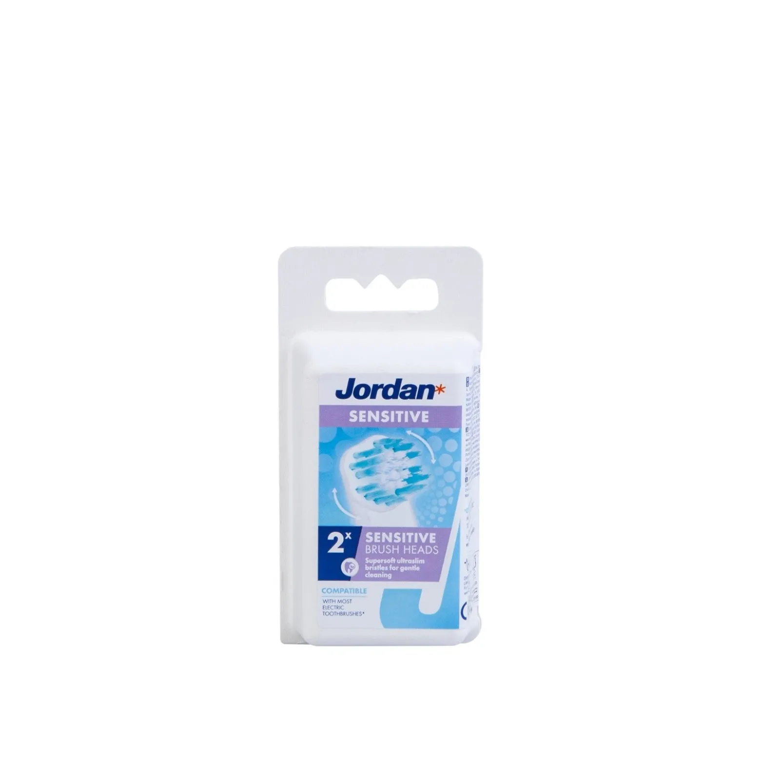 Jordan Sensitive Electric Brush Heads x2