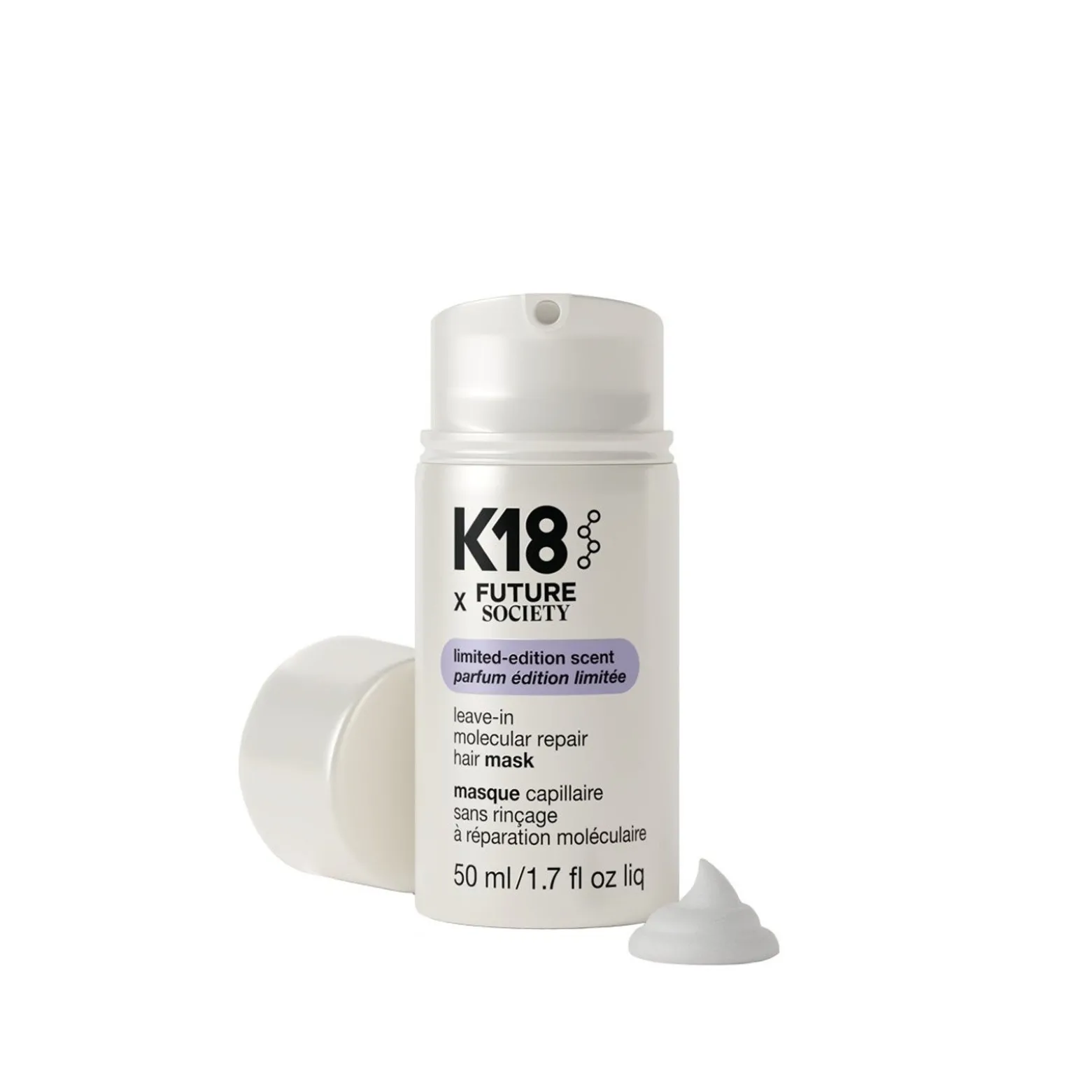 K18 x Future Society Leave-In Molecular Repair Hair Mask 50ml (1.7floz)