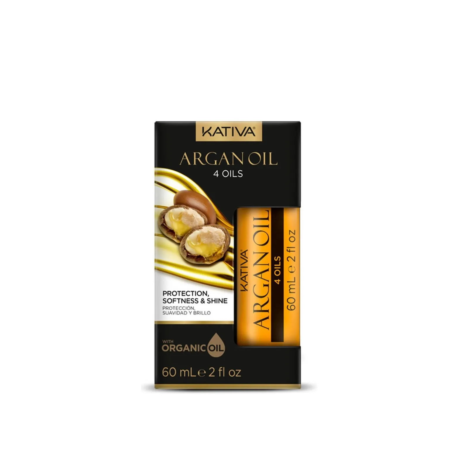 Kativa Argan Oil 4 Oils Protection Softness & Shine 60ml (2floz)