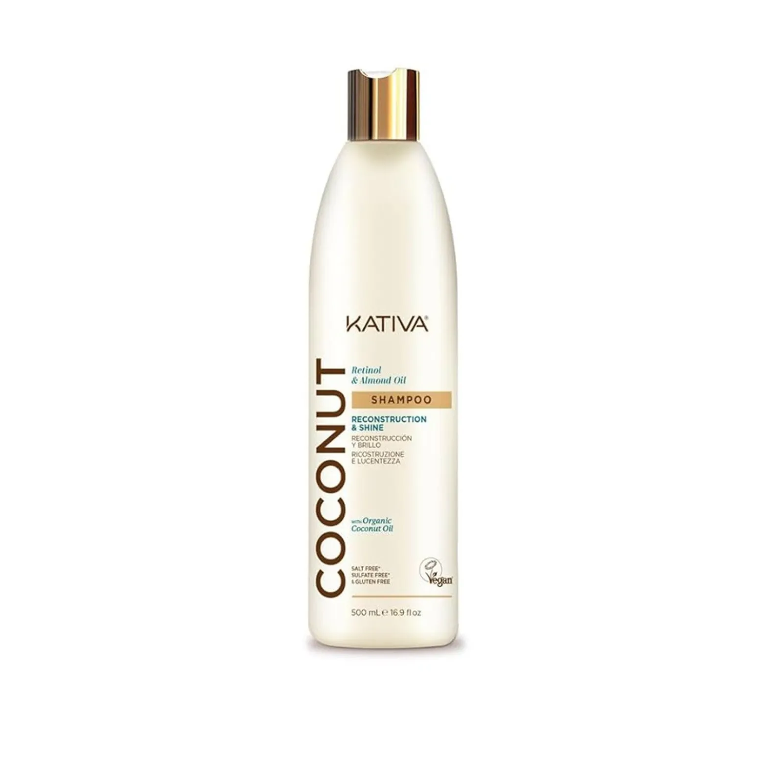 Kativa Coconut Reconstruction & Shine Shampoo 500ml (16.9floz)