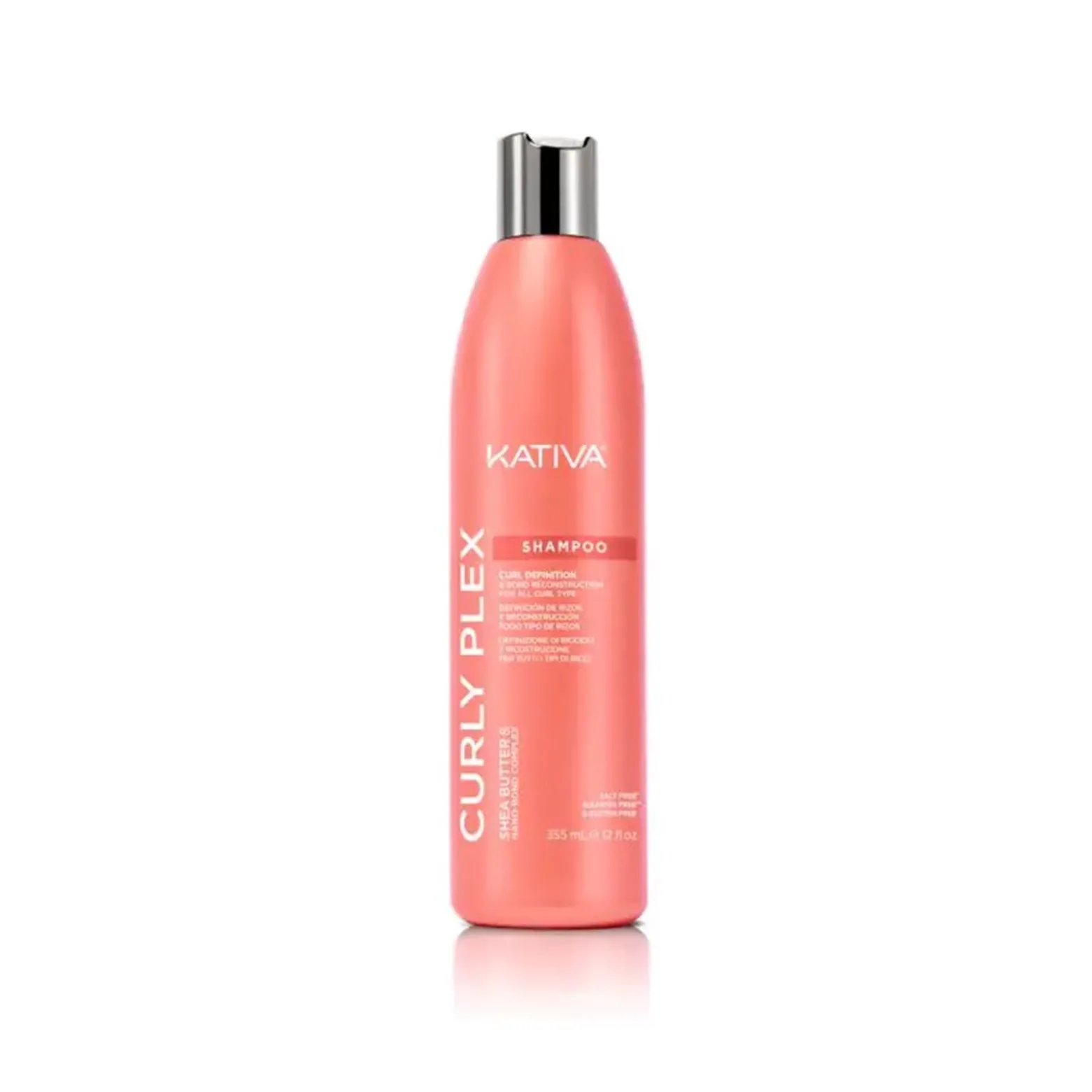Kativa Curly Plex Curl Definition & Bond Reconstruction Shampoo 355ml (12floz)