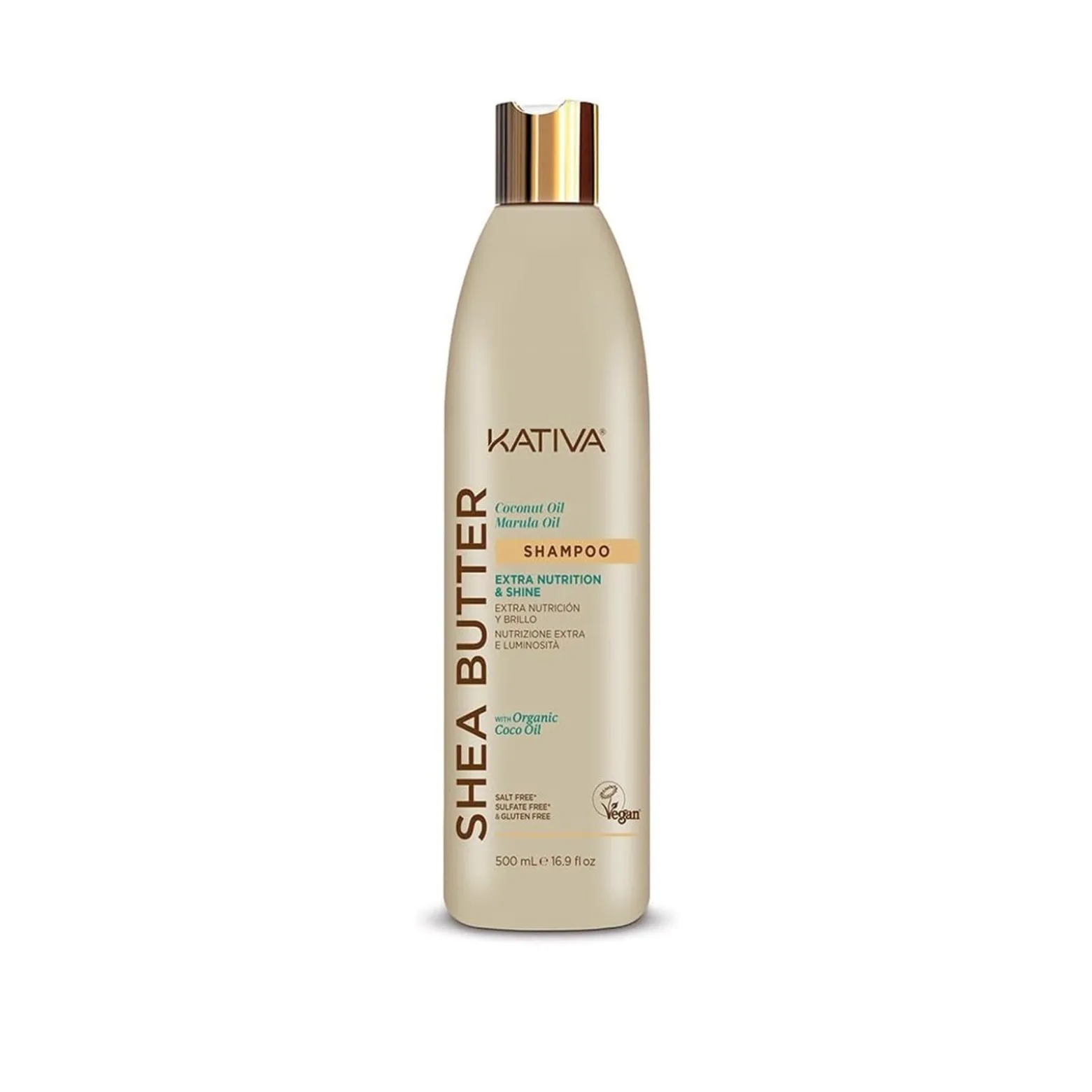 Kativa Shea Butter Extra Nutrition & Shine Shampoo 500ml (16.9floz)