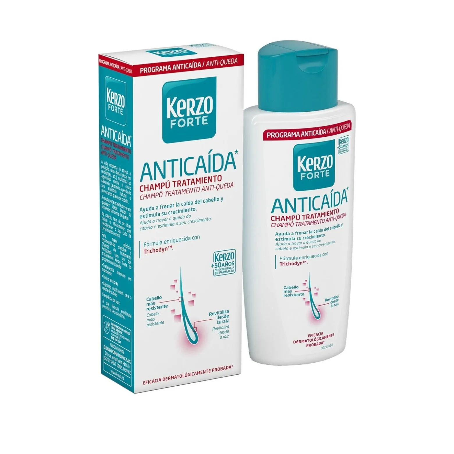 Kerzo Strong Anti-Hair Loss Treatment Shampoo 400ml (13.53floz)