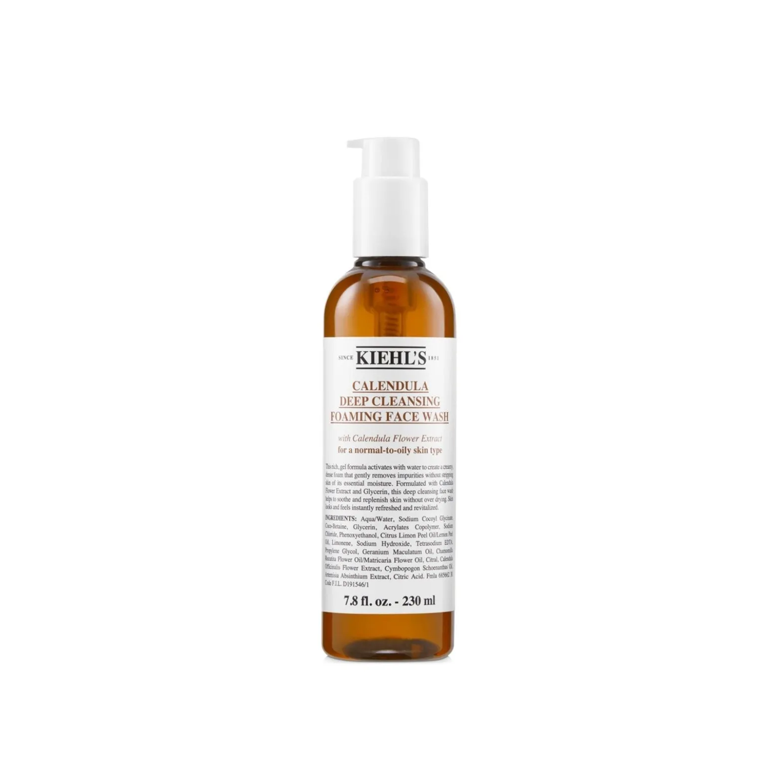 Kiehl's Calendula Deep Cleansing Foaming Face Wash 230ml (7.8floz)