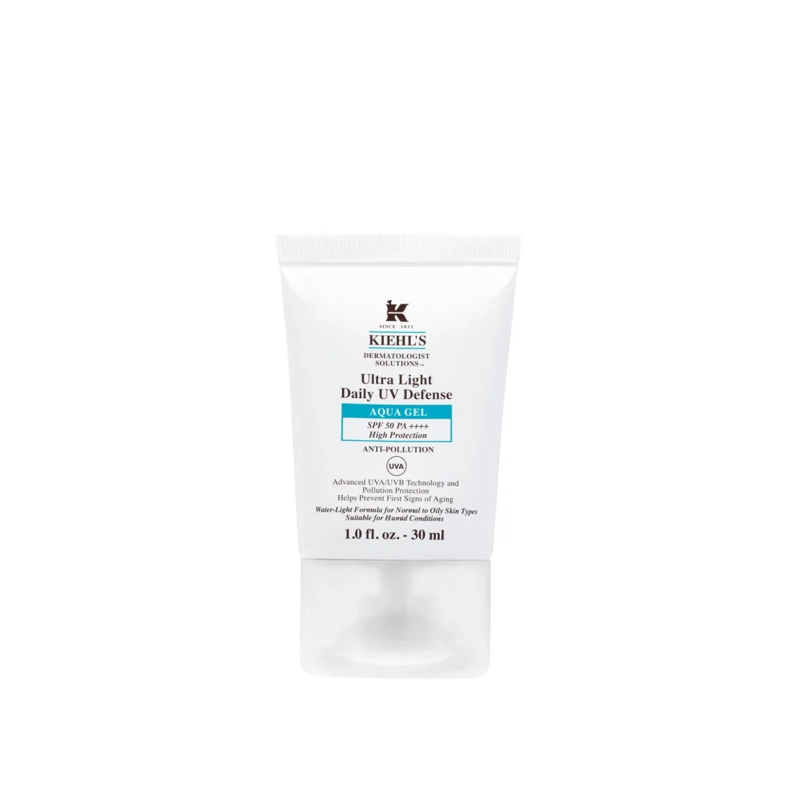 Kiehl's Ultra Light Daily UV Defense Aqua Gel SPF50+ 30ml (1floz)