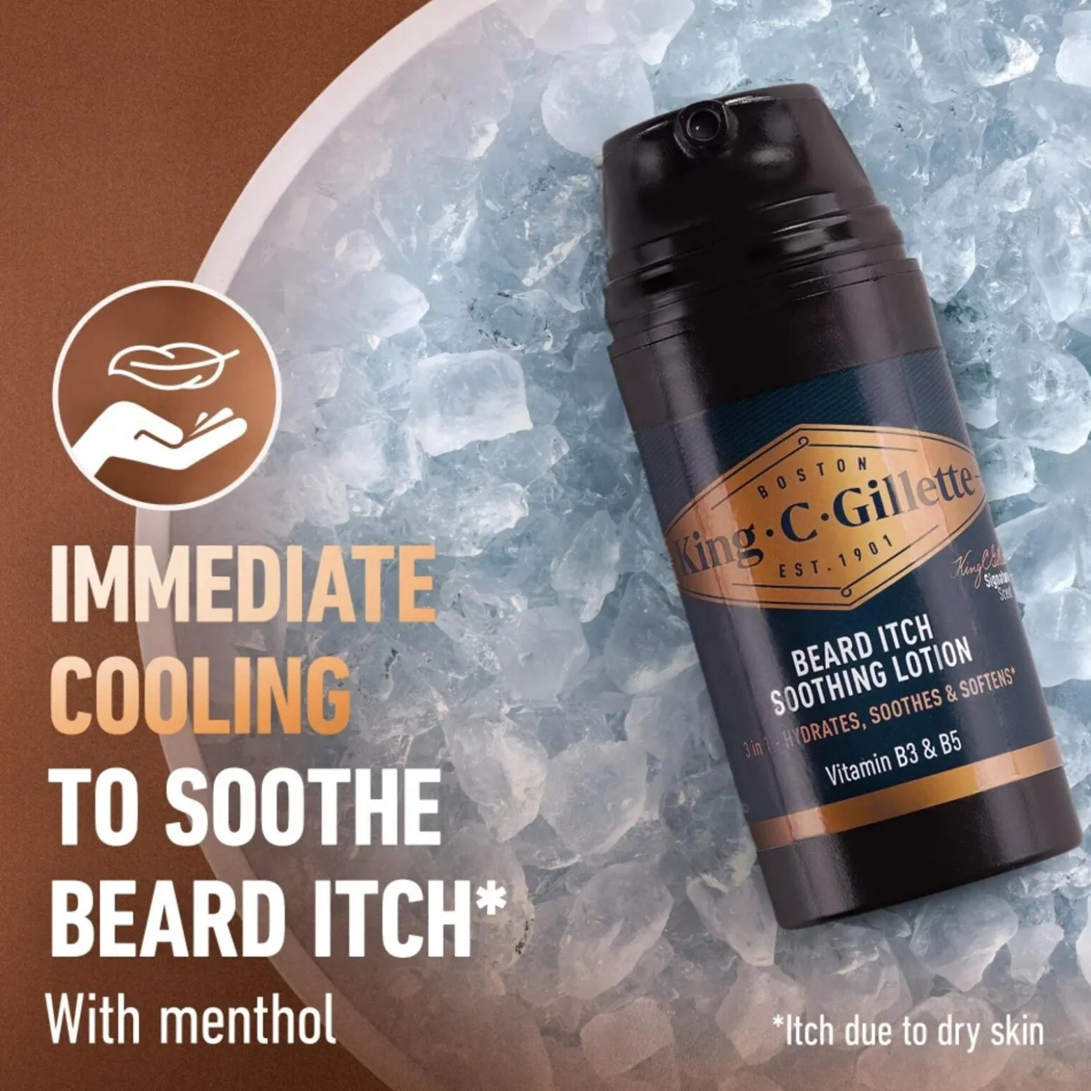 King C. Gillette Beard Itch Soothing Lotion 100ml (3.38floz)