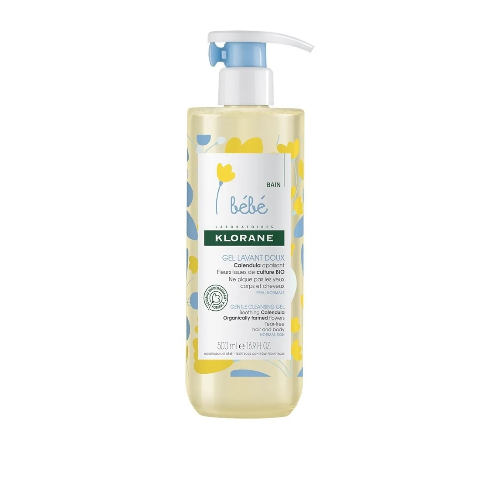Klorane Baby Gentle Cleansing Gel 500ml (16.91floz)