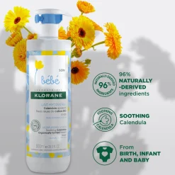 Klorane Baby Moisturizing Lotion 500ml (16.9floz)