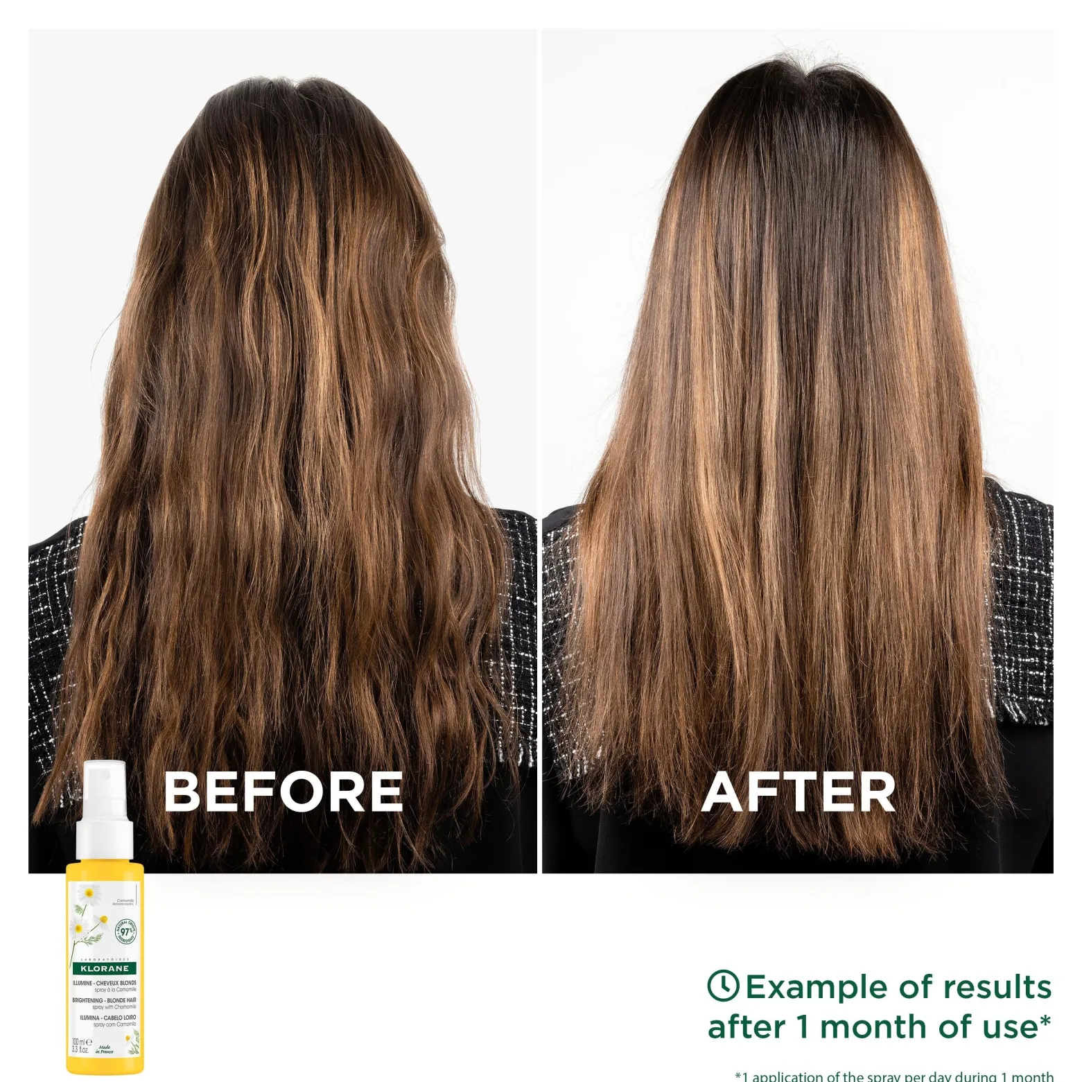 Klorane Brightening Blonde Hairspray with Chamomile 100ml (3.3floz)