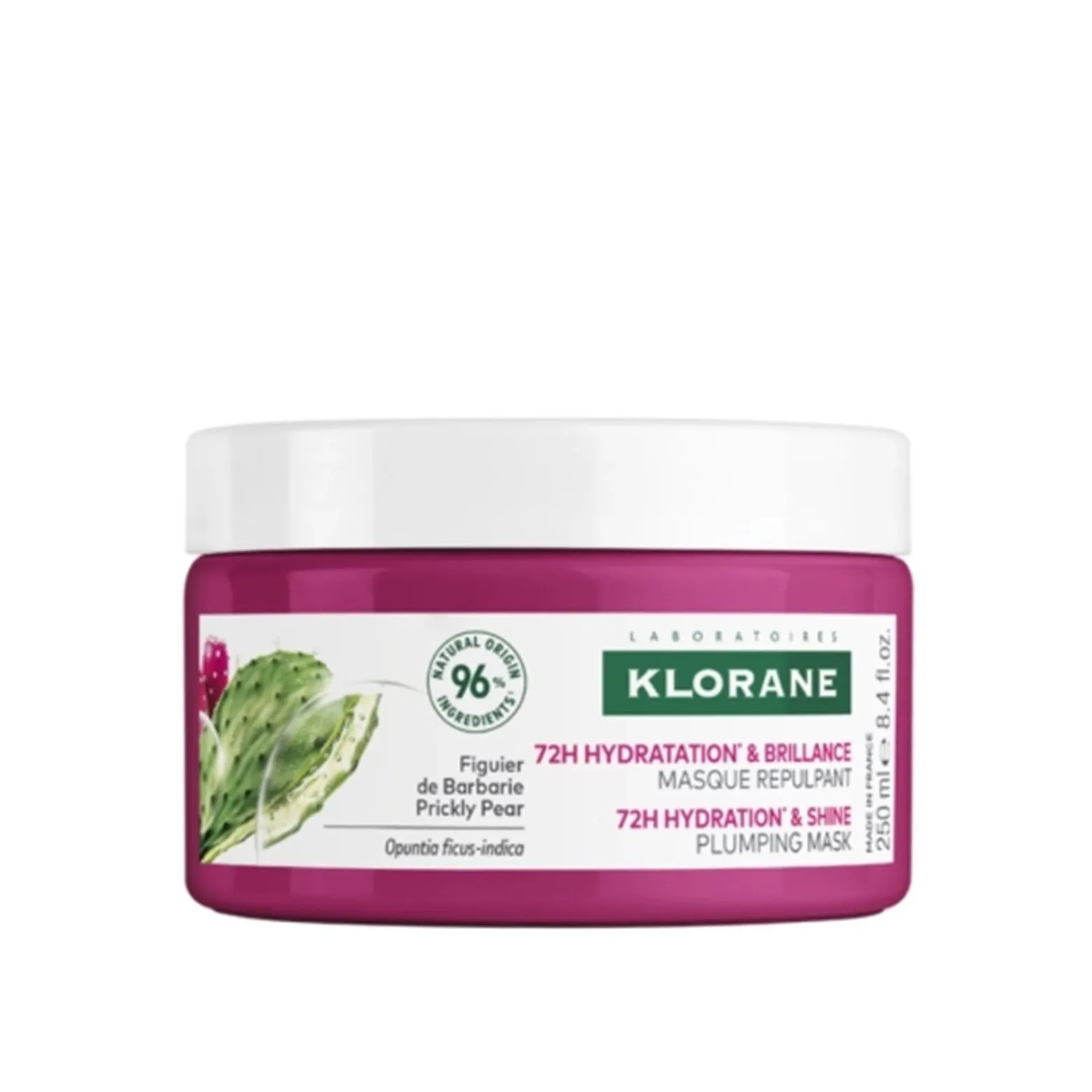 Klorane 72h Hydration & Shine Plumping Mask Prickly Pear 250ml (8.4floz)