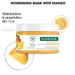 Klorane Nourishing Mask with Mango Butter 250ml (8.4floz)