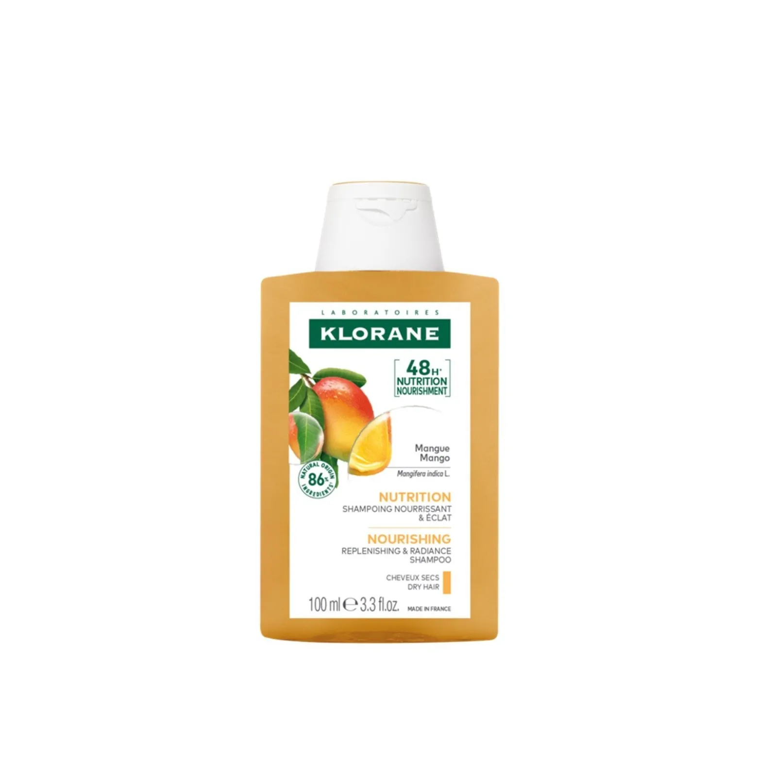 Klorane Nourishing Shampoo with Mango Butter 100ml (3.38floz)