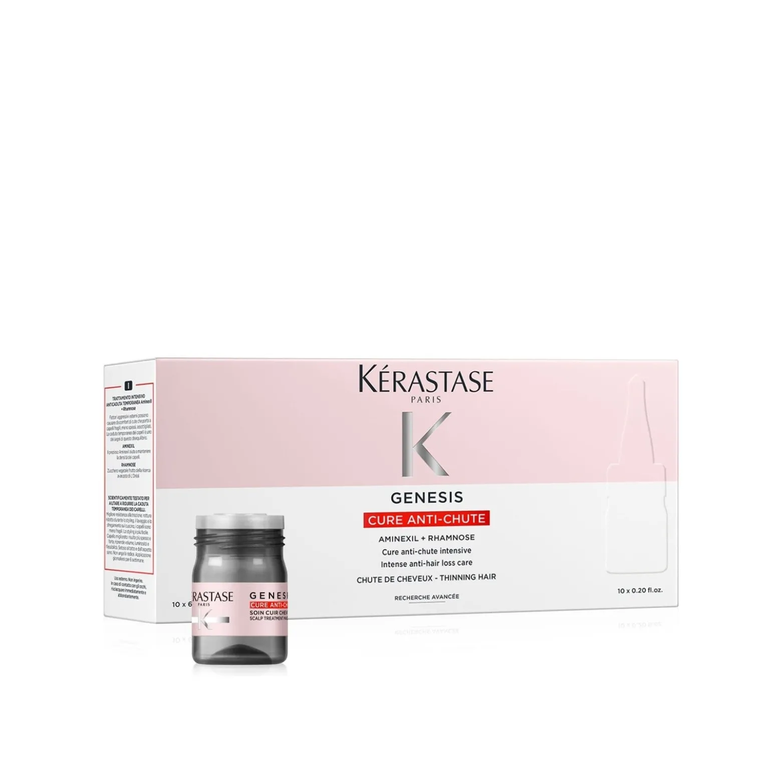 Kérastase Genesis Cure Intense Anti-Hair Loss Care Ampoules 6ml x10 (0.2floz x10)