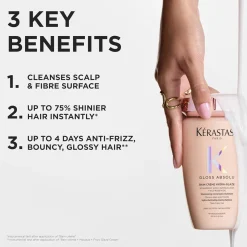 Kérastase Gloss Absolu Bain Crème Hydra-Glaze Creamy Shampoo 500ml (16.9floz)