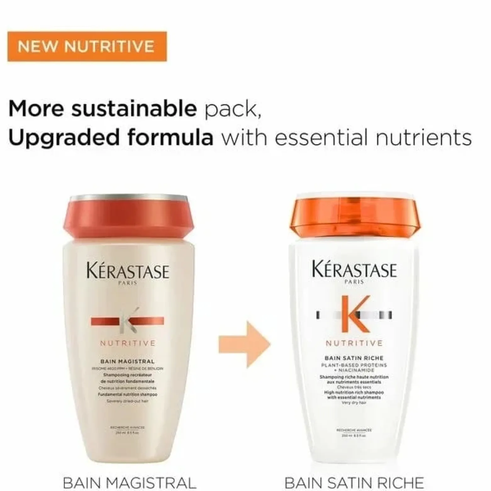 Kérastase Nutritive Bain Satin Riche Shampoo 250ml (8.5floz)