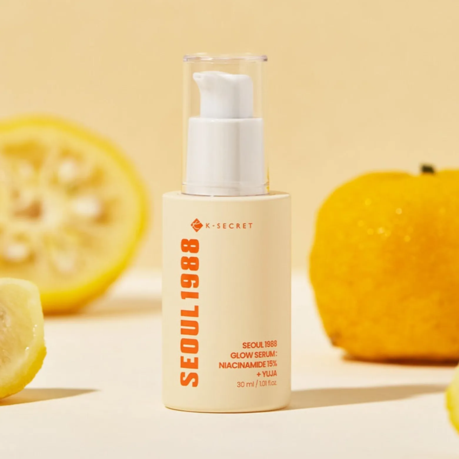 K-SECRET SEOUL 1988 Glow Serum: Niacinamide 15% + Yuja 30ml (1.01floz)