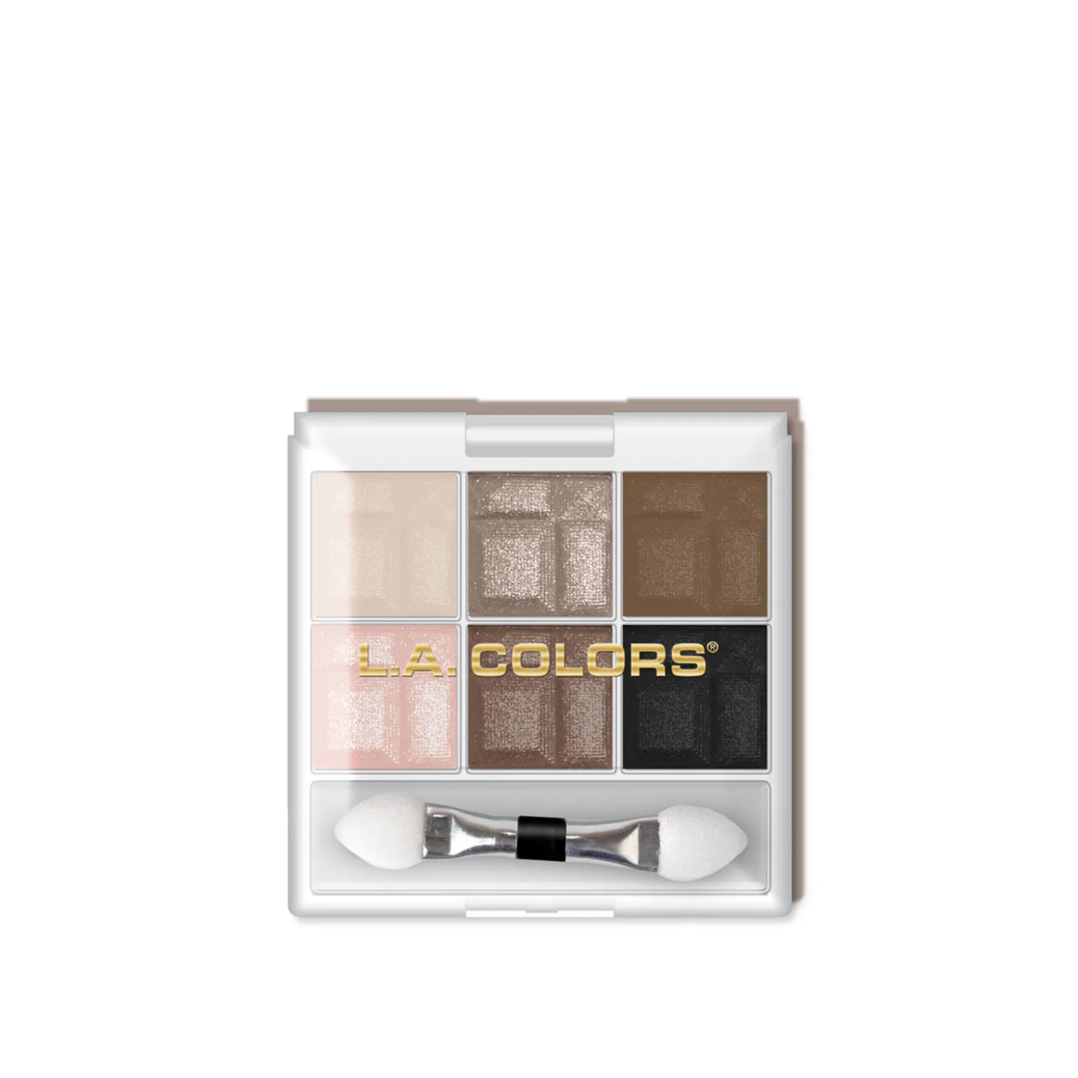 L.A. Colors 6 Color Eyeshadow Palette CES464 In The Nude 4g (0.14 oz)