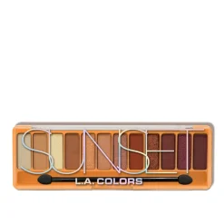 L.A. Colors Color Vibe Eyeshadow Palette CES789 Sunset