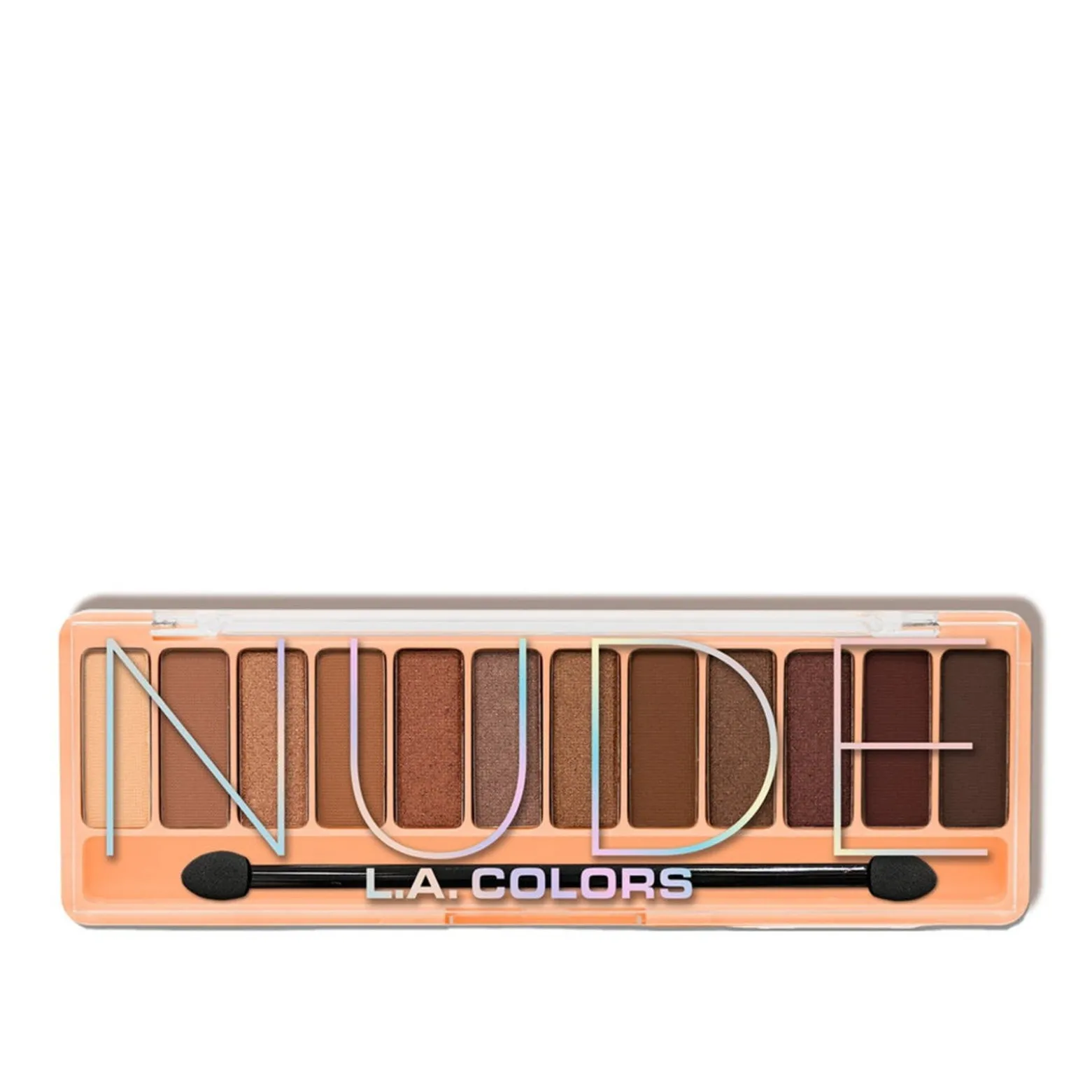 L.A. Colors Color Vibe Eyeshadow Palette CES787 Nude