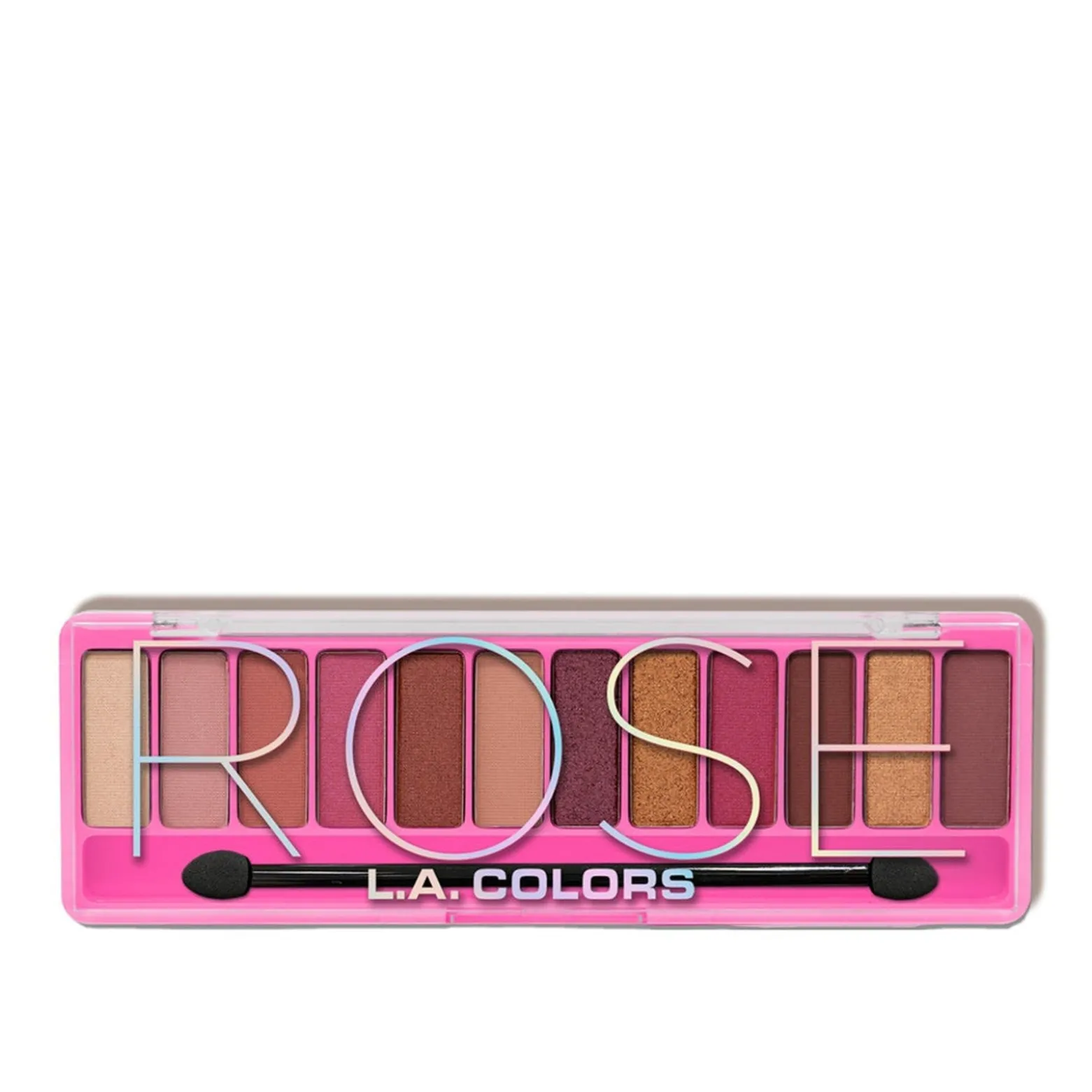 L.A. Colors Color Vibe Eyeshadow Palette CES788 Rose