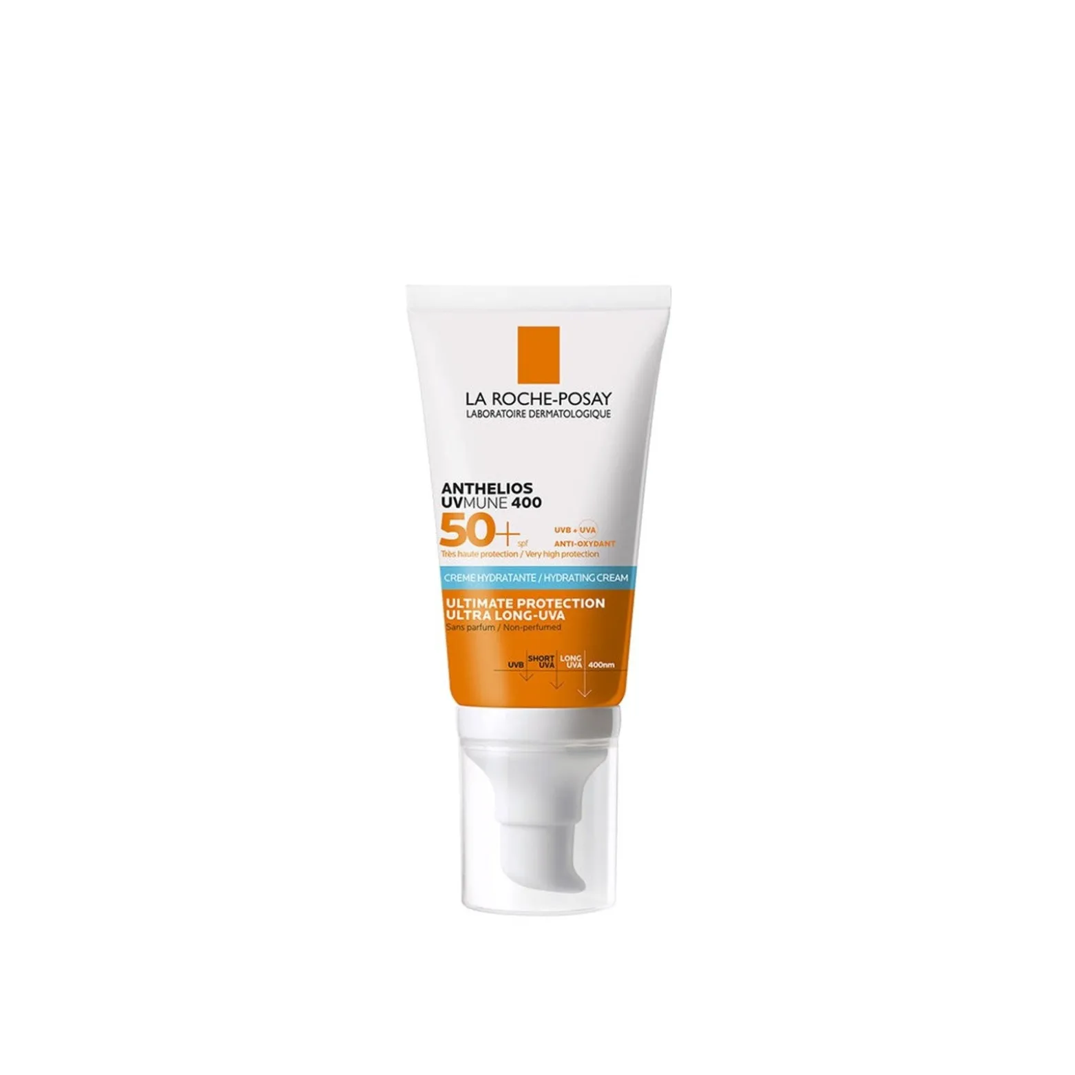 La Roche-Posay Anthelios UVMune 400 Hydrating Cream Fragrance-Free Sunscreen SPF50+ 50ml (1.69fl oz)