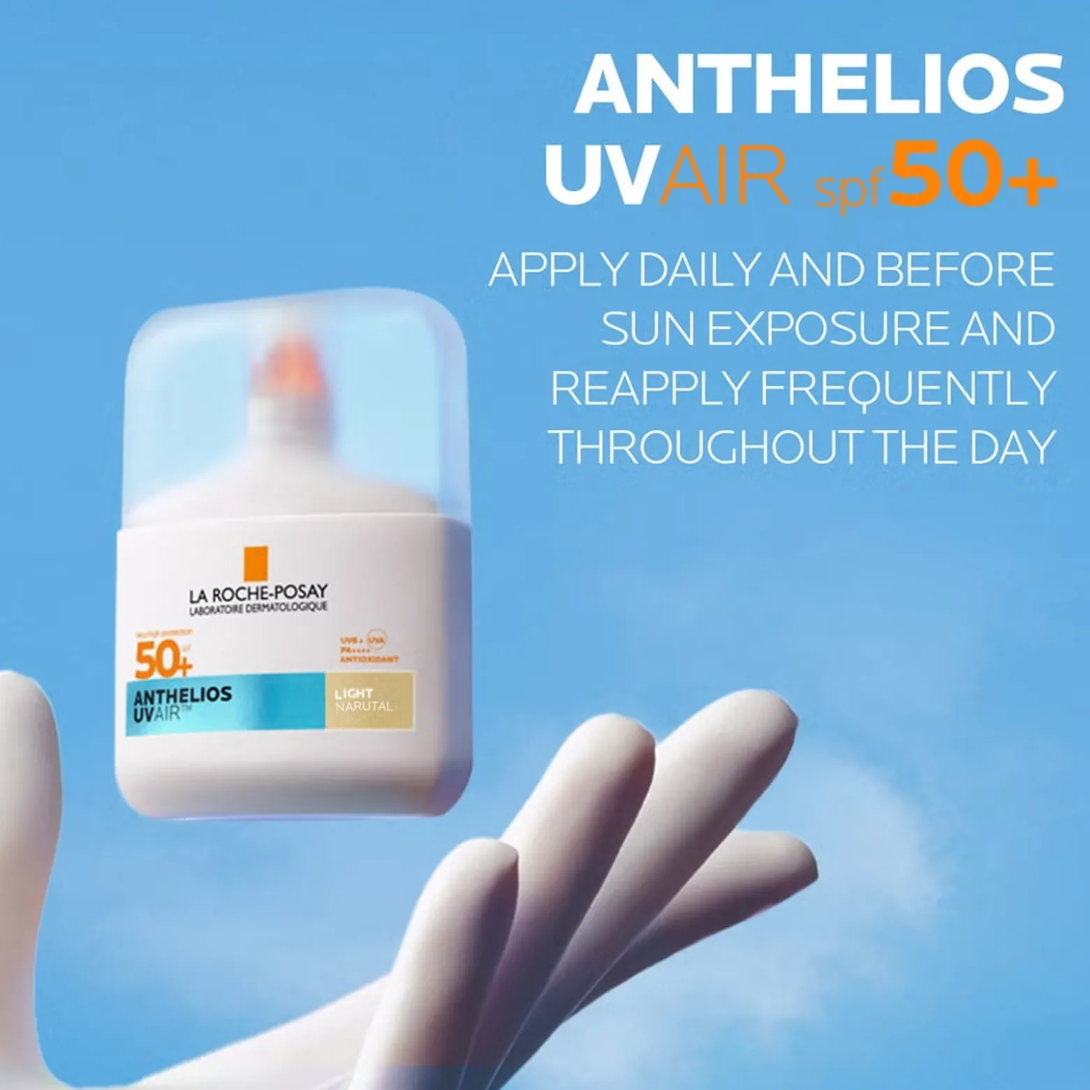 La Roche-Posay Anthelios UV Air Serum Sunscreen Light Natural SPF50+ 50ml (1.69floz)