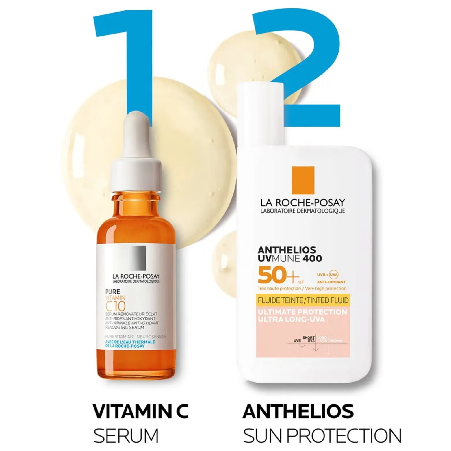 La Roche-Posay Anthelios UVMune 400 Color Fluid SPF50+ Tinted Sunscreen 50ml (1.69fl oz)