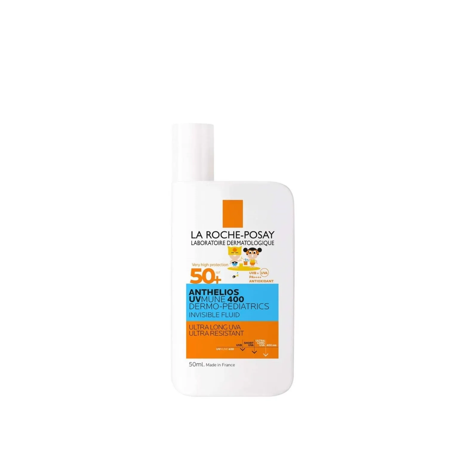 La Roche-Posay Anthelios UVMune 400 Dermo-Pediatrics Invisible Fluid Fragrance-Free SPF50+ Sunscreen 50ml (1.69floz)